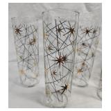 8 Libbey Atomic Galaxy Tom Collins Glasses