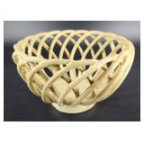 Braided Openwork Pottery Bowl