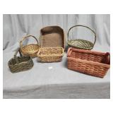 6 Earth Tone Baskets