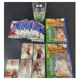 Basketball Card and Baseball Cup Lot inc Texaco