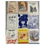 Vintage German sheet music lot