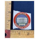 08 I voted presidential elections sticker lot of 2