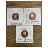 ï¿½80s Great Britain proof coin lot