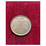 Coin, Palestine, 1 Mils, 1927