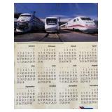 1994 Amtrak calendar 33 x 23 transportation