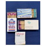 airlines matchbox lot Pan Am air New Zealand