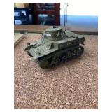 Vintage military tank figure