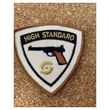 High standard handgun, embroidered patch