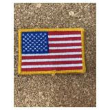 United States flag embroidered patch