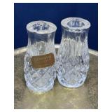 Gorham Crystal salt and pepper shakers Germany