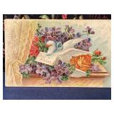 1908 Early 1900ï¿½s BEST WISHES postcard