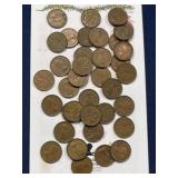 50ï¿½s mixed Canada one cent coin lot