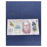 Mexico 50 Pesos banknote paper money 2012