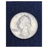 1981 Washington quarter coin