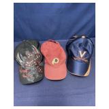 Collectible hat lot Washington Redskins Cavaliers