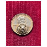 1949 Shriners wheat penny coin