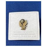 Lockheed eagle lapel pin