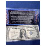 1935 Silver certificate $1 bill depression era