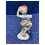 Vintage lady and bathing suit figurine Japan