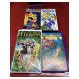 VHS lot El Dorado and the Magic School Bus