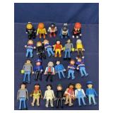 1974 playmobil geobra Lot of 24 people figs