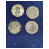 US president commemorative tokens, Wilson,