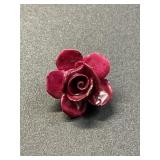 Made in England flower rose brooch