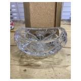 Decorative cut glass dish