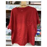 Hanes beefy tee 2 XL mens red