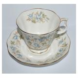 Royal Albert Rose Chintz Blue Gown Cup & Saucer