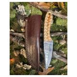 8" Full Tang Damascus Steel Tracker Knife