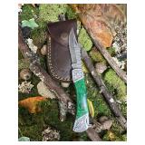 7ï¿½ Folding Damascus Steel Pocket Knife