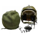 1974 AFH-1 Helicopter Flight Helmet & Bag