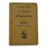 Imperial German Pre-WWI Mountain Artillery Manual