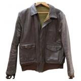 WWII A-2 Leather Pilot Jacket w/ History