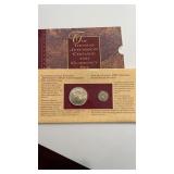 Thomas Jefferson coin and currency set silver