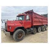 1995 Mack DM688S Quad Axle Dump Truck