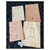 3 US and 1 Soviet Military Pamphlets