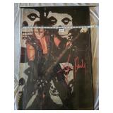 Autographed Misfits Poster VTG Issue