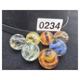 Bag Lot 2 Vintage Estate Marbles