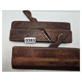 2 A Beggs Antique Wood Shavers