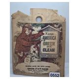 VTG Smoky the Bear Advertising Bag