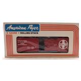 Modern American Flyer S Gauge 9700 Santa Fe box ca