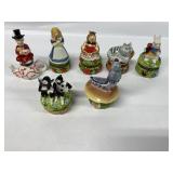 7 ALICE IN WONDERLAND RING BOXES