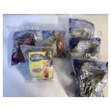 6 ASSORTED JIMMY NEUTRON BURGER KING TOYS 2002