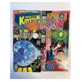 4 DC COMICS WORLD OF KRYPTON #1,2,3,4