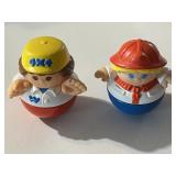 1987 PLAYSKOOL WEEBLE WOBBLE VINTAGE LOT OF 2