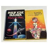 2 PHILIP JOSE FARMER SCI-FI BOOKS