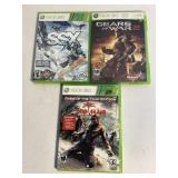 3 XBOX 360 GAMES SEE PHOTOS