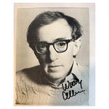 WOODY ALLEN AUTOGRAPHED PHOTO POSTCARD